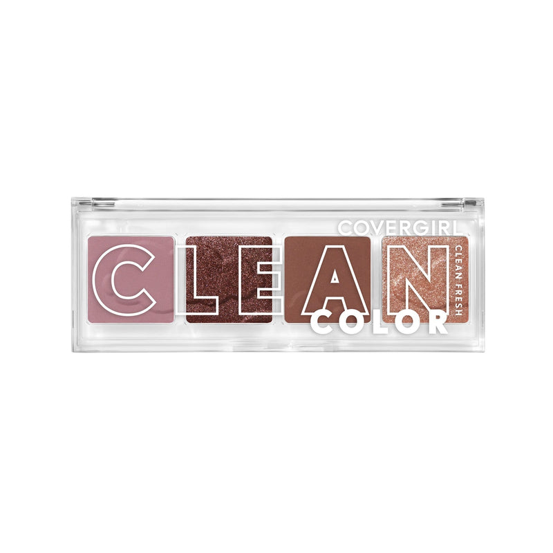 Covergirl Clean Fresh Colour Quad, Vegan Eyeshadow 4g