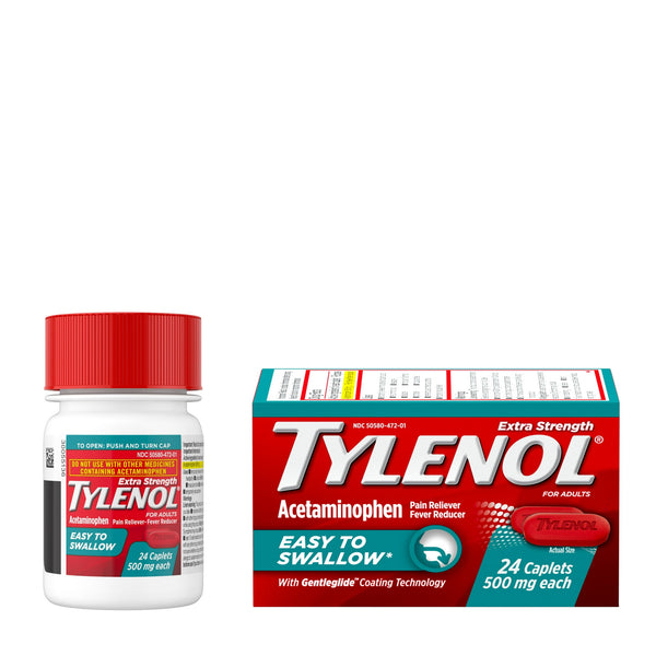 Tylenol Extra Strenght 500mg Caplets 24ct