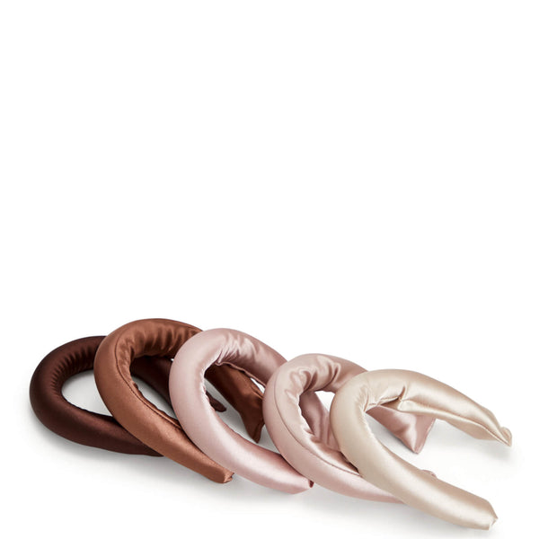 Kitsch Heatless Satin Covered Hair Curlers 6 pcs Rosewood