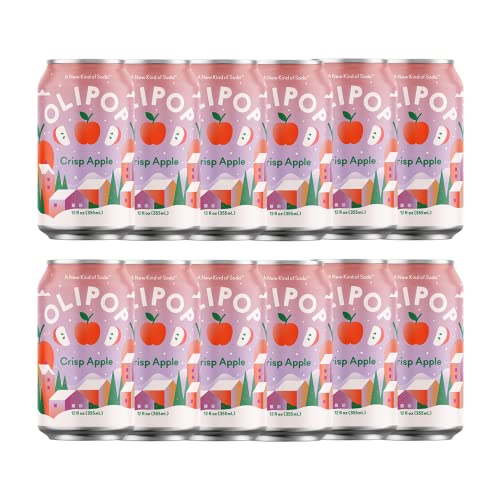 OLIPOP Prebiotic Soda – Winter Crisp Apple, 12 fl oz