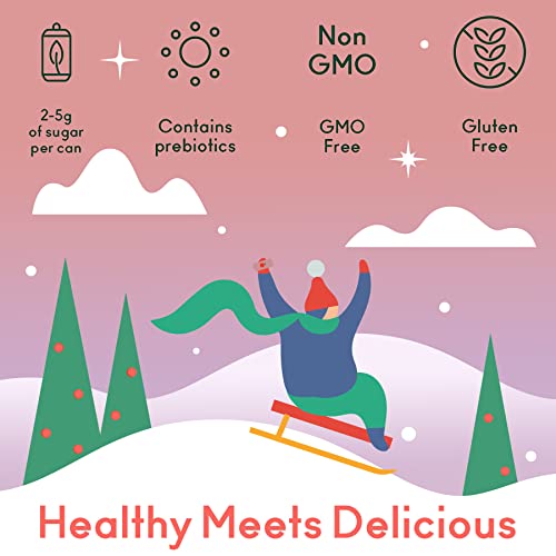 OLIPOP Prebiotic Soda – Winter Crisp Apple, 12 fl oz