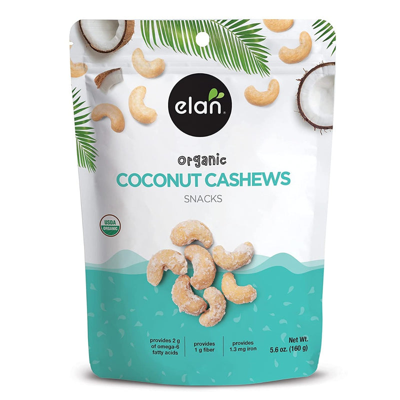 Elan Organic Coconut Cashews 5.6 Oz