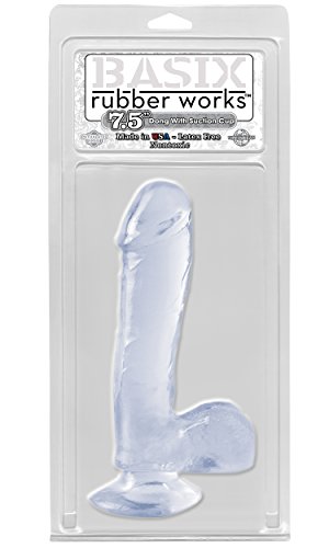 Basix Rubber Works - 7.5" Dong with Suction Cup