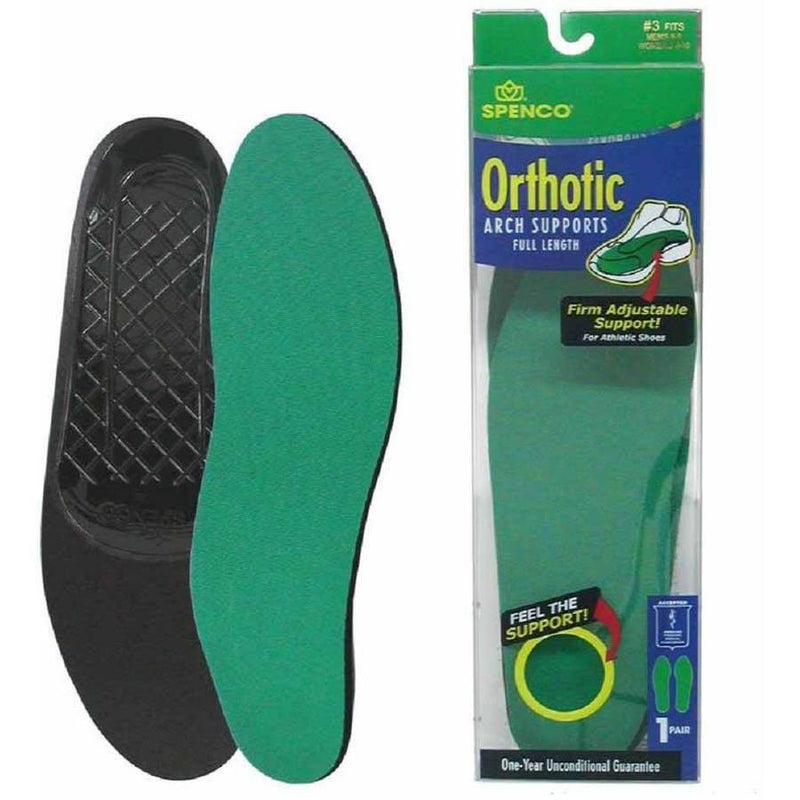 Spenco RX Full Length Arch Support Insoles, Size 2
