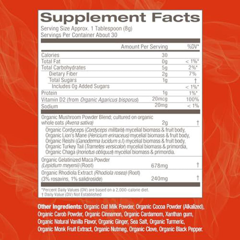 Om Superfood Mushroom Morning Blend Powder 8.47Oz