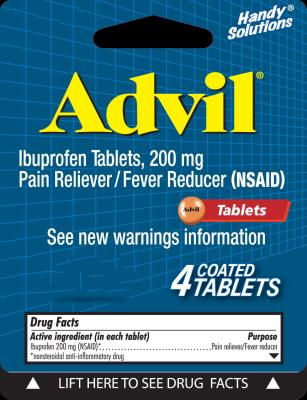 Advil 4 Coated Tablets