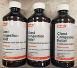 Rugby Guaifenesin Chest Congestion Relief Syrup, Cherry, 16 fl oz