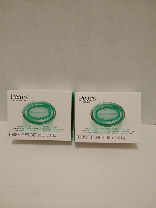 Pears Bar Soap Pure and Natural with Lemon Flower Extract 3.53 Oz