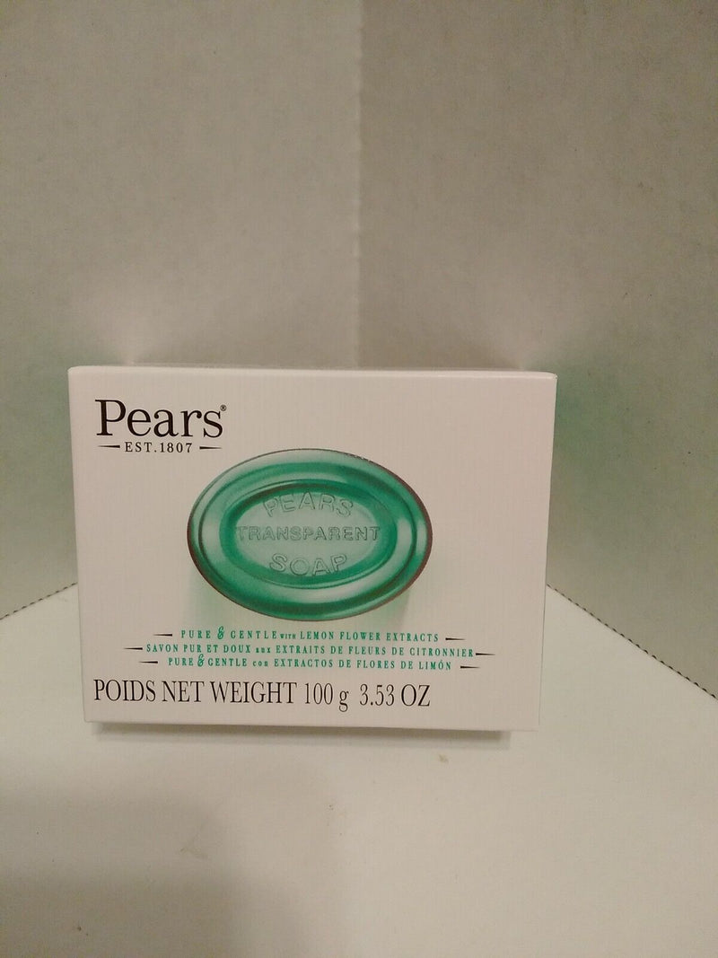 Pears Bar Soap Pure and Natural with Lemon Flower Extract 3.53 Oz