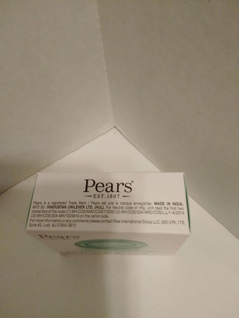 Pears Bar Soap Pure and Natural with Lemon Flower Extract 3.53 Oz