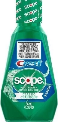 Crest Scope Mouthwash, 1.2 fl oz