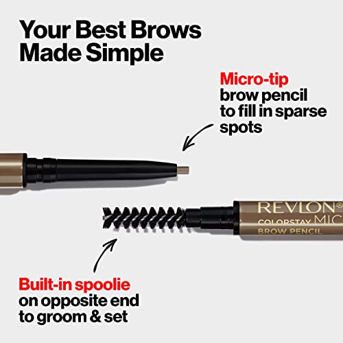 Revlon Colorstay Micro Tip Brow Pencil Dark Brown 0.003 oz