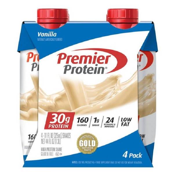 Premier Protein Shake Vanilla 11oz 4 Pack