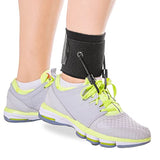 BraceAbility AFO Foot Drop Brace Adjustable Soft Ankle Foot Orthosis Drop Foot Brace for Men and Women Walking with Shoes to