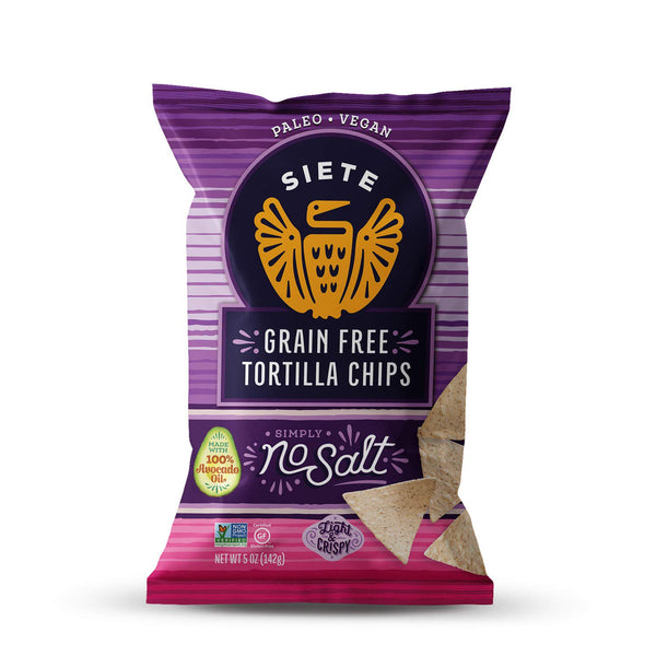 SIETE TORTILLA CHIPS NO SALT 5 Oz