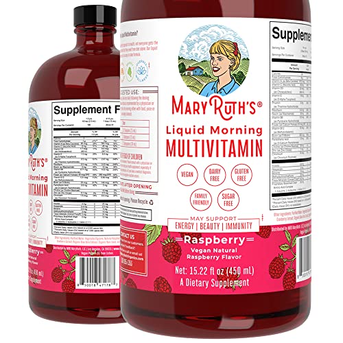 Mary Ruth's Liquid Morning Multivitamin Raspberry 15.22 Fl Oz