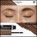 Loreal Brow Stylist Boost And Set Gel Mousse Mascara Light Brunette 480