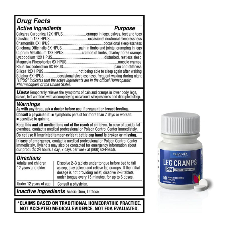 Hyland's Leg Cramps PM Relief Dots Tablets