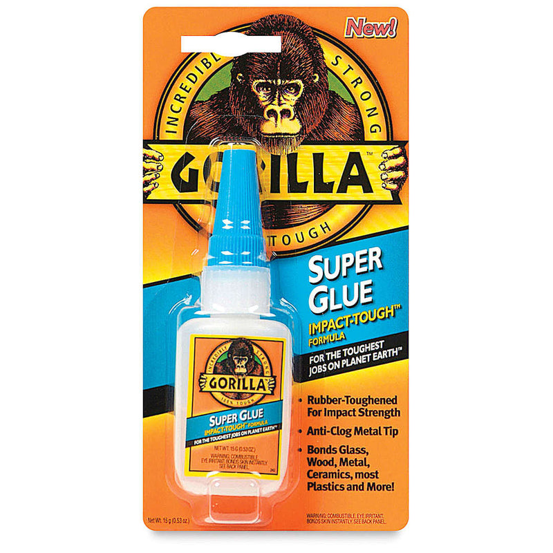 Gorilla Super Glue Instant Adhesive 15 g