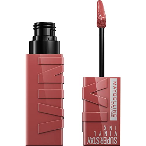 Maybelline SuperStay Vinyl Ink Liquid Lipstick, 115 Peppy, 0.14 Fl Oz