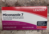 Leader Miconazole 7-Day Vaginal Antifungal Cream with Applicators