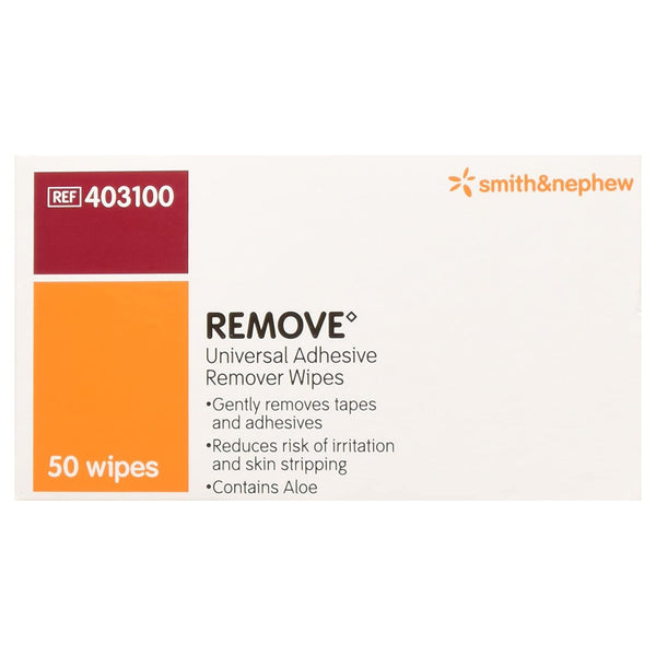 Smith & Nephew Remove Adherent Wipes 50ct