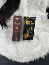 Meidu 3 in 1 Natural Hair Dye Color Shampoo Black 500 ml