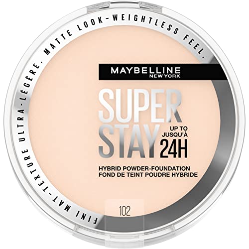 Maybelline SuperStay Powder Foundation, 102, 0.21 oz