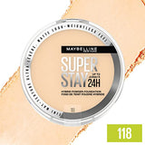 Maybelline Super Stay Matte 24HR Hybrid Pressed Powder Foundation - 118 - 0.21 Oz