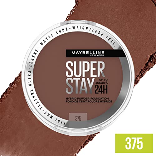 Maybelline Super Stay Matte 24HR Hybrid Pressed Powder Foundation - 375- 0.21 Oz