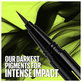 Maybelline TattooStudio Ink Pen Eyeliner, Jet Black, 0.03 Fl Oz