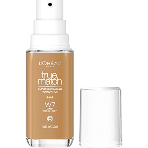 L'Oréal Paris True Match Cream Foundation, W7, 1 Fl Oz