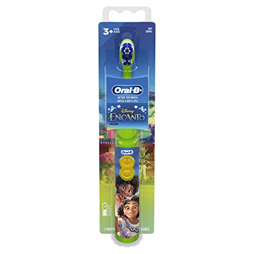Kid's Battery Toothbrush Featuring Disney's Encanto, Soft Bristles, for Kids 3+