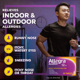 Allegra alergia 12 horas 60 mg tabletas 24ct
