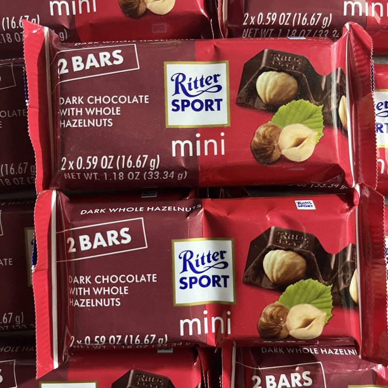Ritter Sport Dark Chocolate with Whole Hazelnuts 1.18oz