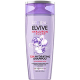 L'Oréal Elvive Hyaluron + Plump 72H Hydrating Shampoo, 12.6 Fl Oz