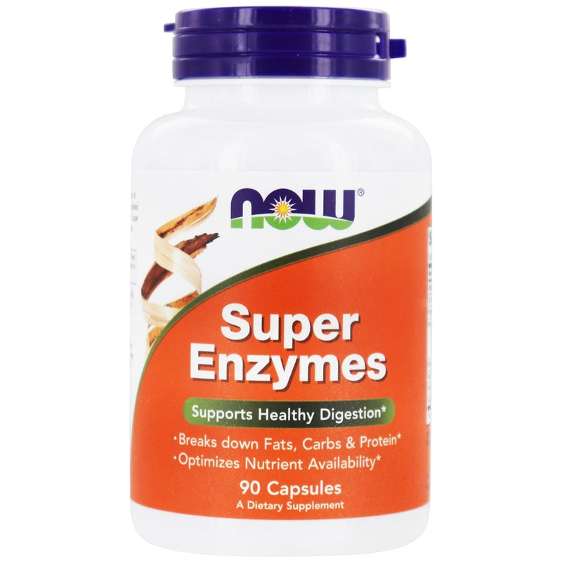 NOW Foods Super Enzymes Capsules, 90 Count