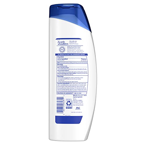 Head & Shoulders, Dry Scalp Care Dandruff Shampoo with Almond Oil, 12.5 Oz