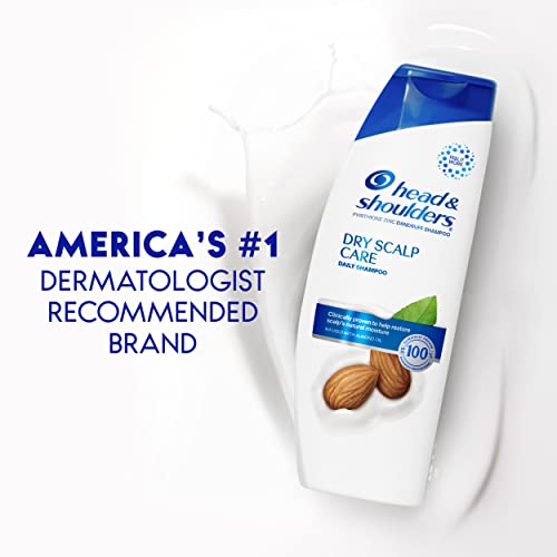 Head & Shoulders, Dry Scalp Care Dandruff Shampoo with Almond Oil, 12.5 Oz