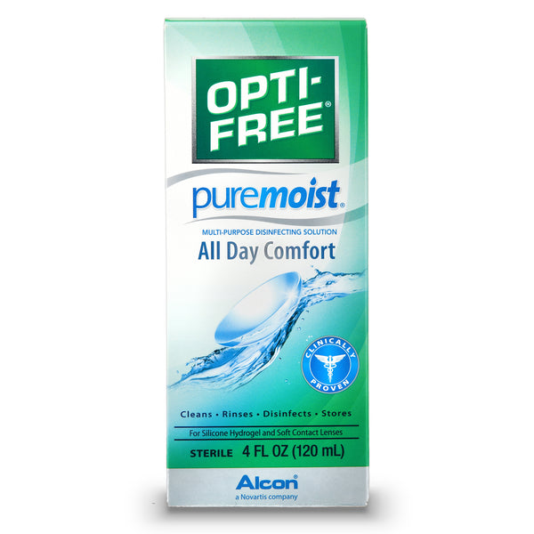 Opti-Free PureMoist Disinfecting Solution, 4 Fl Oz
