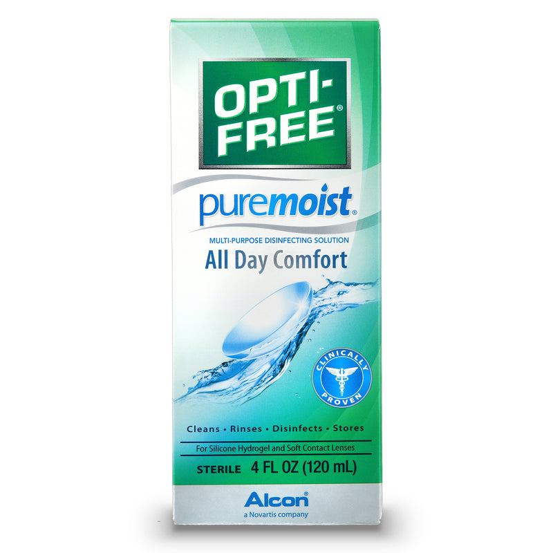 Opti-Free PureMoist Disinfecting Solution, 4 Fl Oz