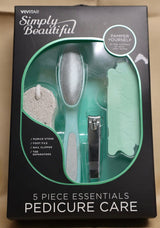 Vivitar Simply Beautiful Essentials Pedicure Care Set, 5 Piece