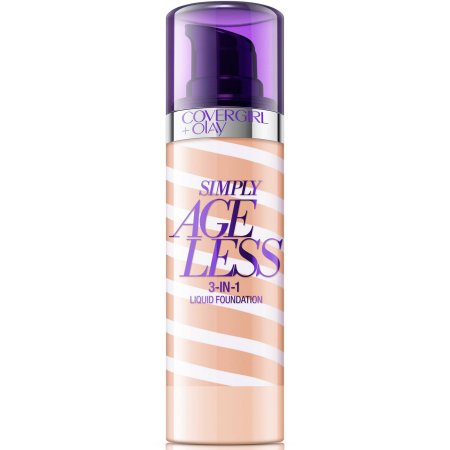 Covergirl & Olay Simply Ageless 3-in-1 Liquid Foundation, Warm Beige, 1 Fl Oz