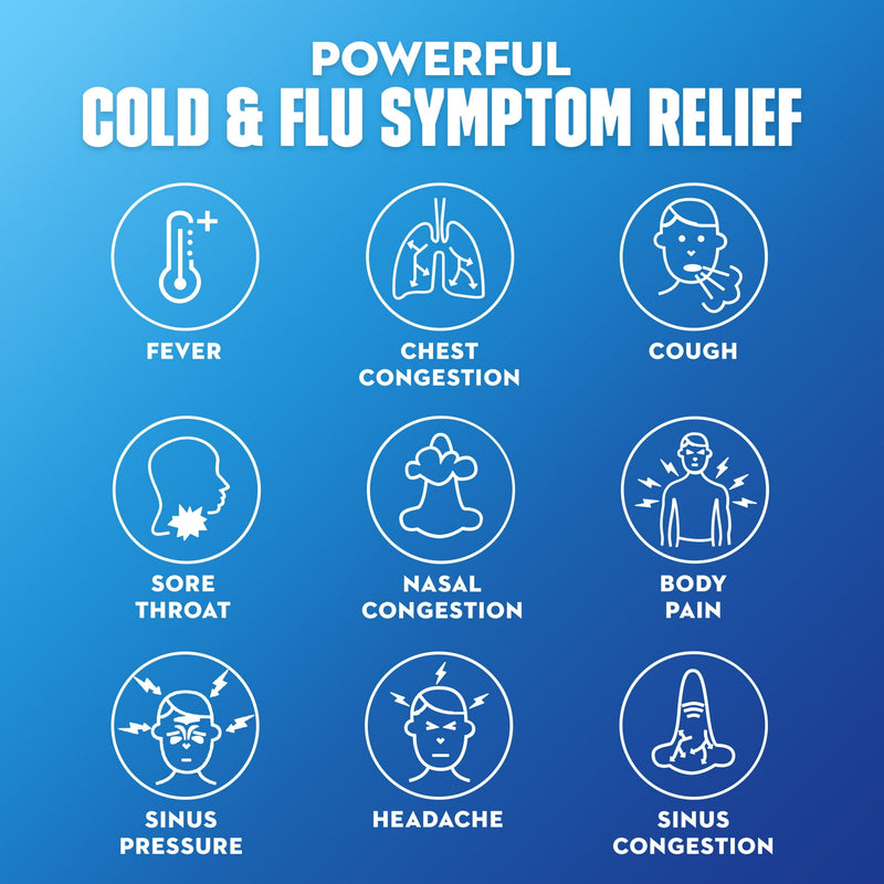 Mucinex Fast-Max Cold Flu & Sore Throat Caplets 16ct