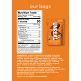 Barras de caramelo de chocolate negro unreal 3.4oz