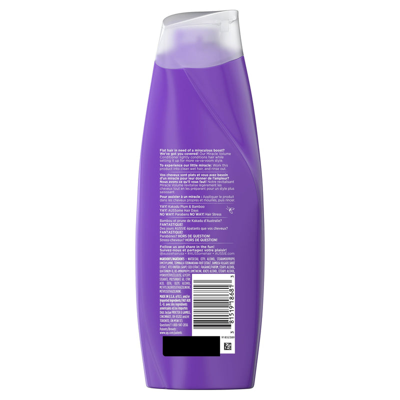 Aussie Miracle Volume Conditioner Bamboo 12.1oz