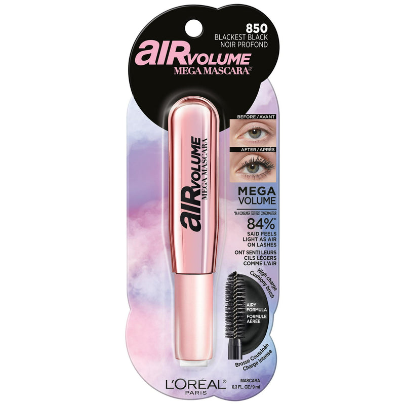Loreal Airvolume Mega Mascara 850 Blackest Black