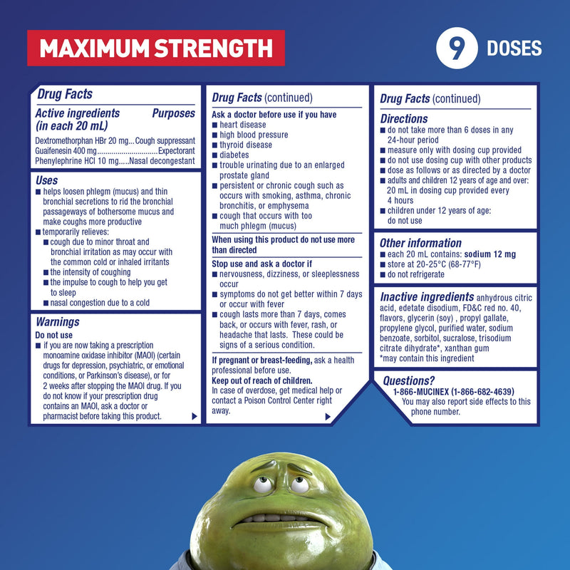Mucinex Fast-Max Severe Congestion & Cough  6oz