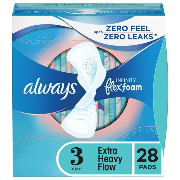 Always Infinity Flex Foam Size 3 Pads 28ct