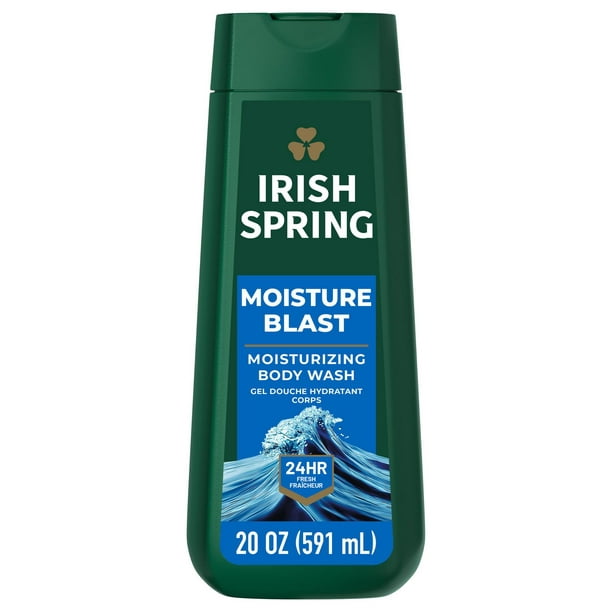 Irish Spring Humitud Blast Laving Body Wash 20 oz